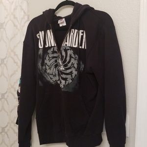 Soundgarden zip up hooded sweatshirt